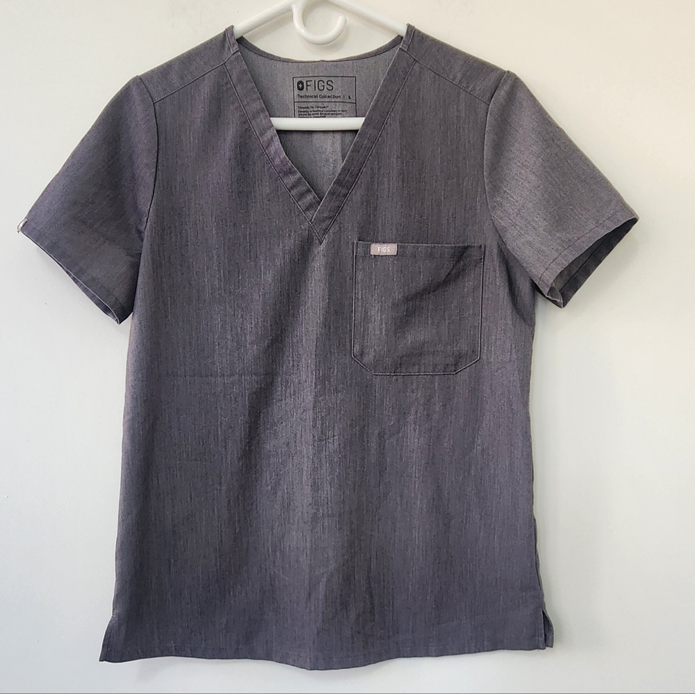 Figs Slim Catarina One-Pocket Scrub Top sz Small
